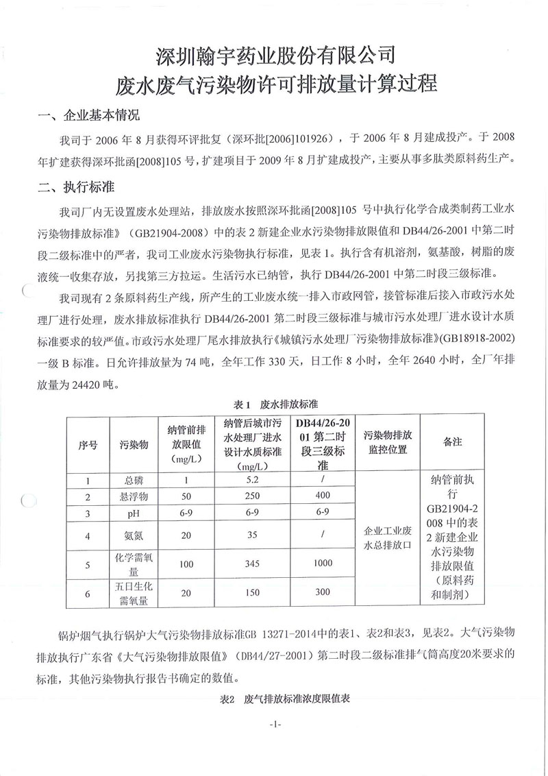 翰宇藥業廢水廢氣污染物許可排放量計算過程01_頁面_1