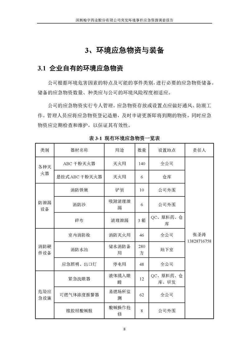 翰宇藥業應急資源調查報告 _頁面_10